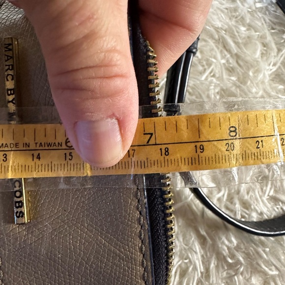 Marc Jacobs Shelter Island Colorblock Royal Blue Tan Navy Blue Shoulder Bag - Picture 10 of 11